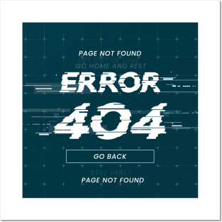 Error 404 Posters and Art